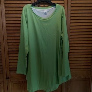 PIXIE LADY Apple Green Tunic (NWOT)